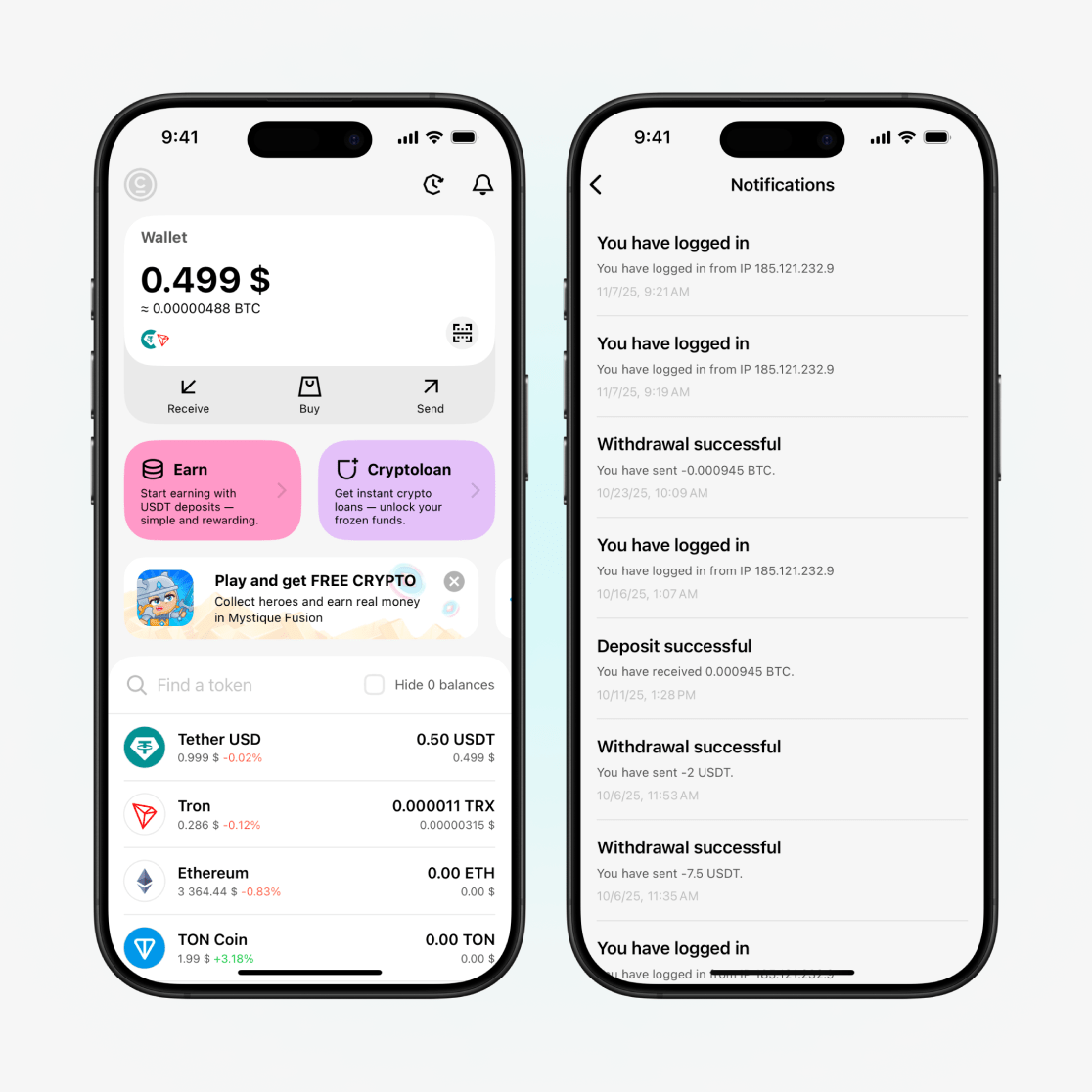 Voir les notifications