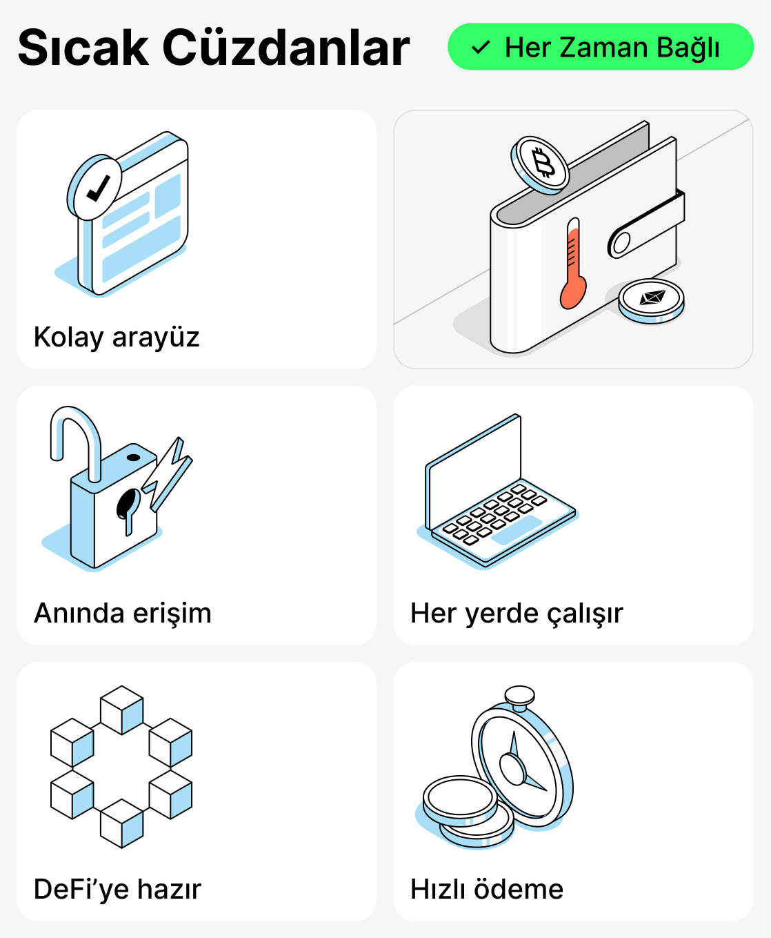 Sıcak kripto cüzdanlar nelerdir?