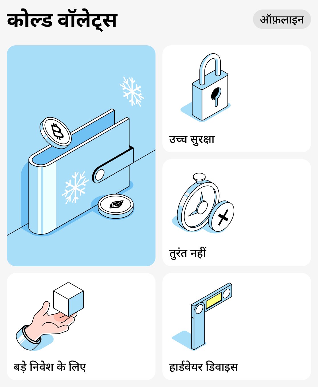 कोल्ड क्रिप्टो वॉलेट क्या हैं?