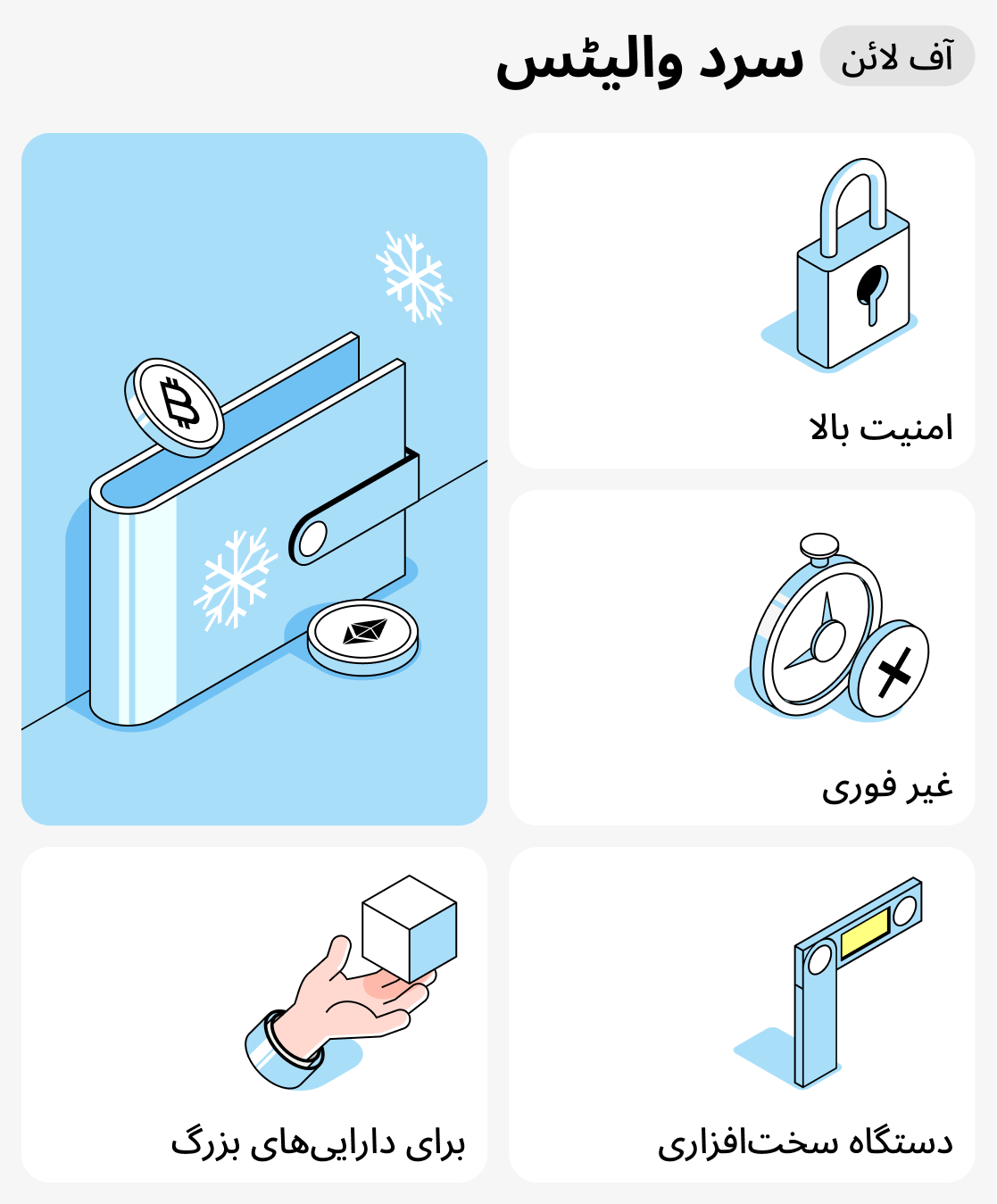 کیف پول‌های سرد کریپتو چیستند؟