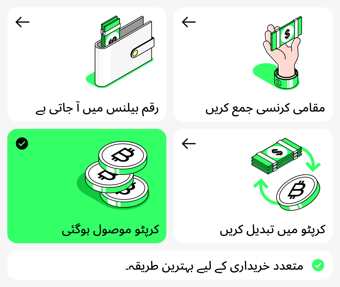 فیاٹ کے ذریعے کرپٹو کرنسی کیسے خریدیں