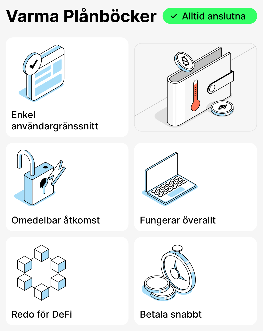 Vad är heta kryptoplånböcker?
