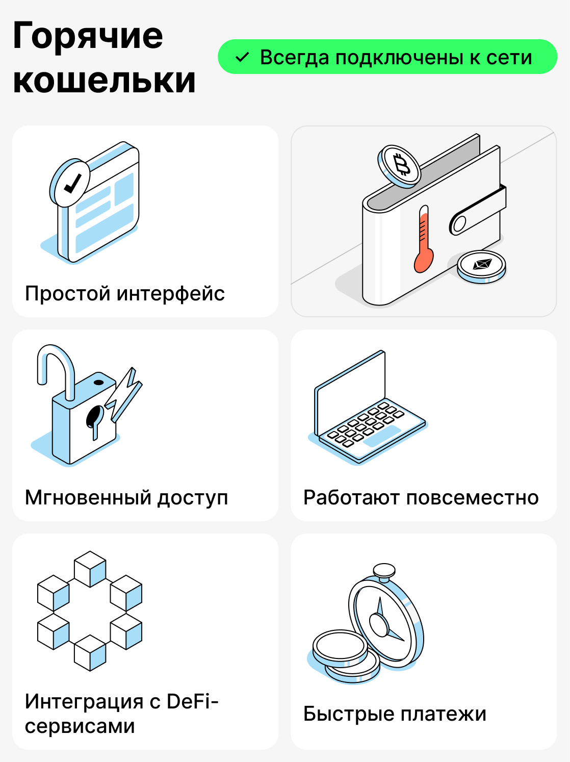 Что такое горячие крипто кошельки