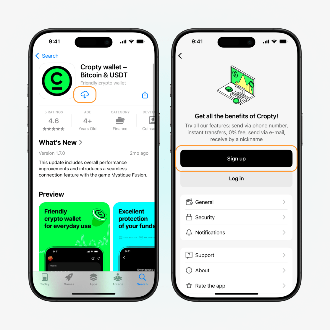 Configuration du portefeuille