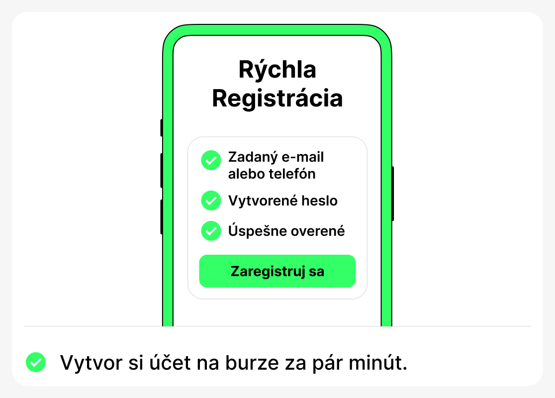 Ako sa zaregistrovať na burze